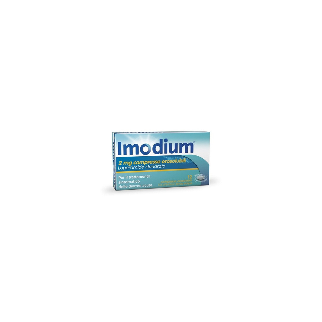 IMODIUM 12CPR OROSOL 2MG